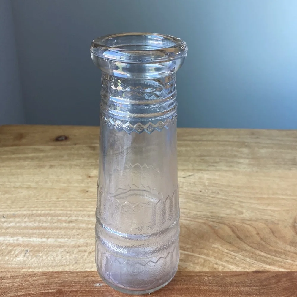 Vintage 1940's Dr Pepper Bottling Co Bottle Jar Clear Poplar Bluff Mo - Picture 2 of 10